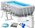 Intex 4M X 2M X 1M Prism Frame Rectangular Pool Set
