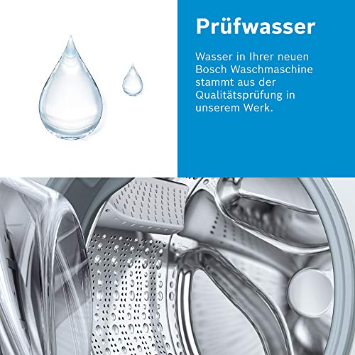 2025 Bosch WAN282K3, Serie 4, Frontlader-Waschmaschine, 8 kg, 1400 U/Min, SpeedPerfect, Top-Energie- und Wassereinsparung, Nachlegefunktion, besonders hygienisch, AquaStop, IronAssist