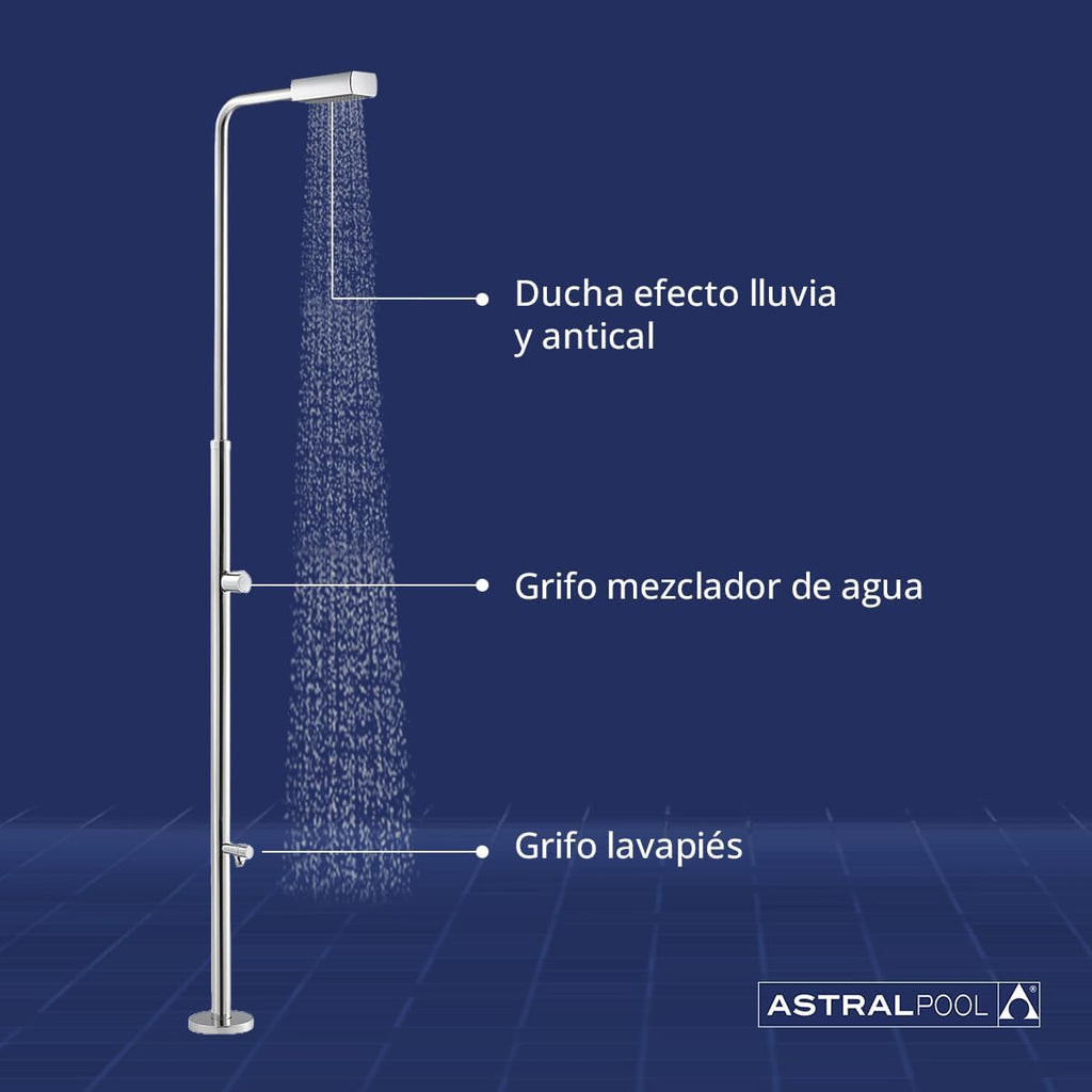 Astralpool - 52718 Pooldusche Engel mit Fußbrause