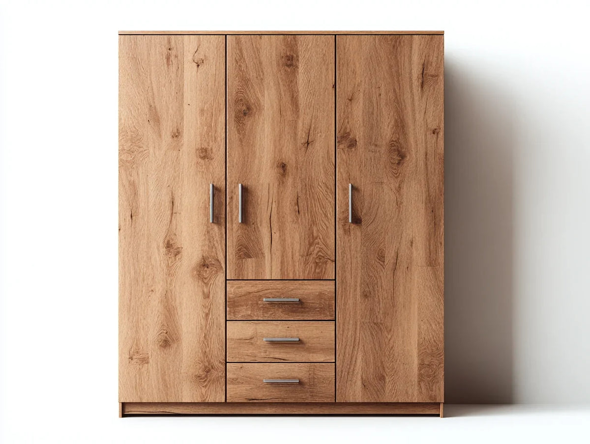 Armarios madera 120x50x180 cm marrón almacenamiento dormitorio - diseño moderno