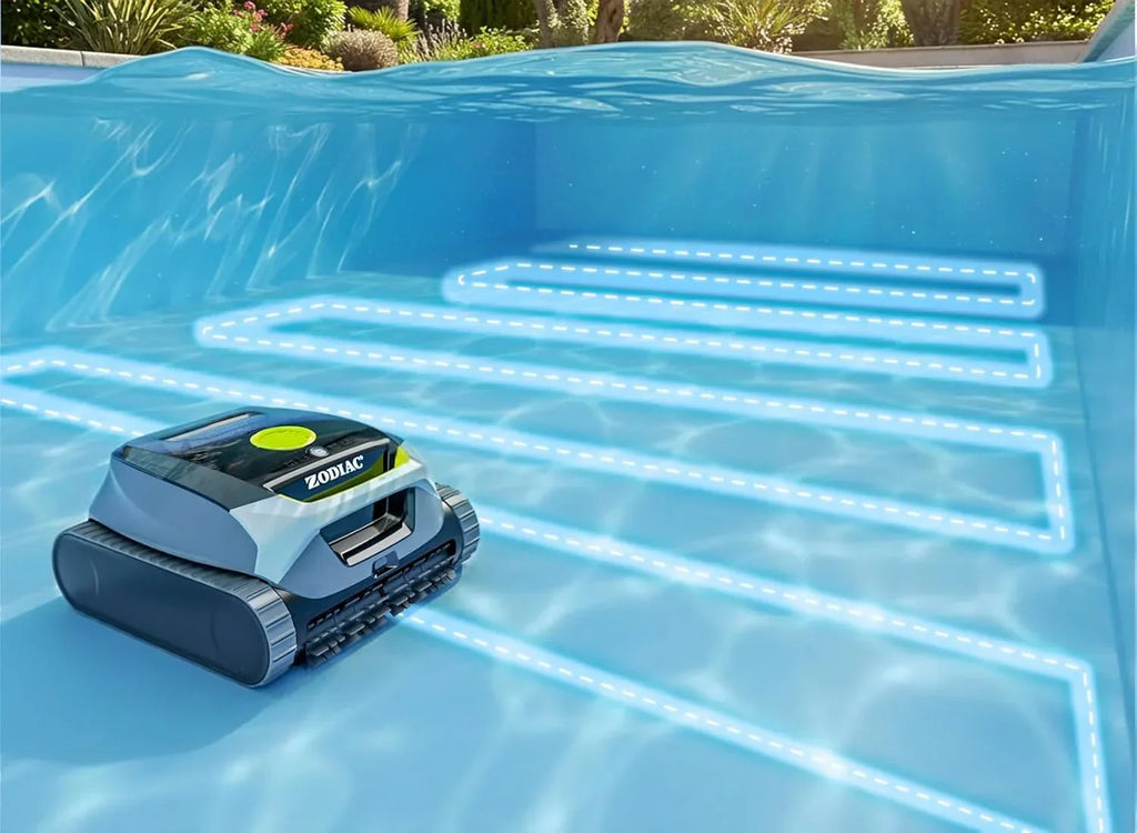 Zodiac Freedom Lite-Roboter-Akku-Poolreiniger mit Lithium-Akku – Bodenreiniger, Wände und Wasserlinienreinigung – Doppelfiltration – Zyklen bis zu 3 Stunden pro Ladung
