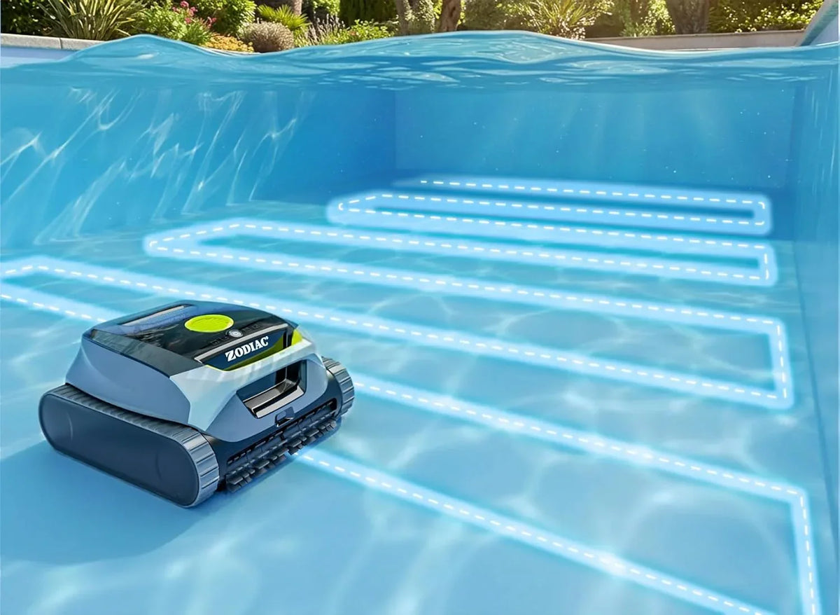 Zodiac Freedom Lite-Roboter-Akku-Poolreiniger mit Lithium-Akku – Bodenreiniger, Wände und Wasserlinienreinigung – Doppelfiltration – Zyklen bis zu 3 Stunden pro Ladung