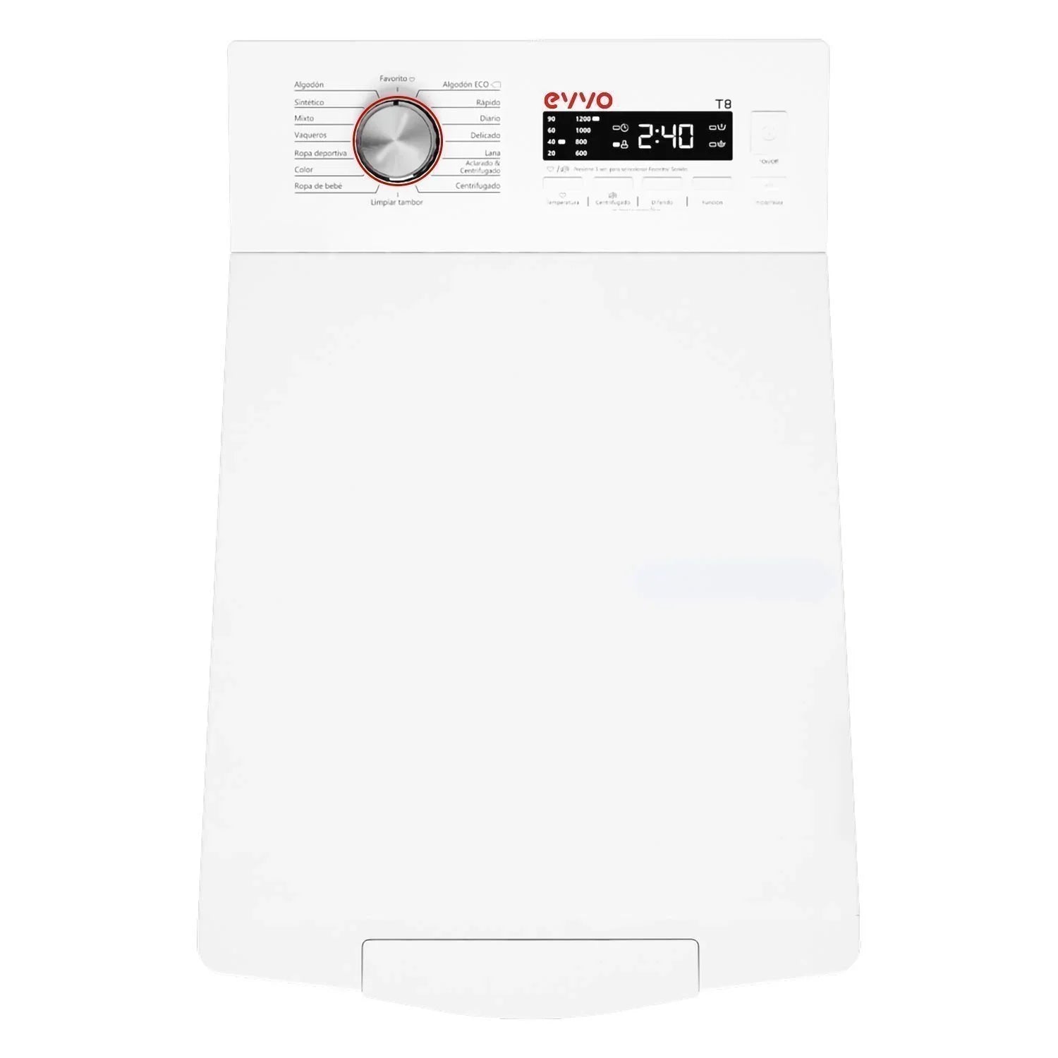 LAVADORA CARGA SUPERIOR EVVO T8