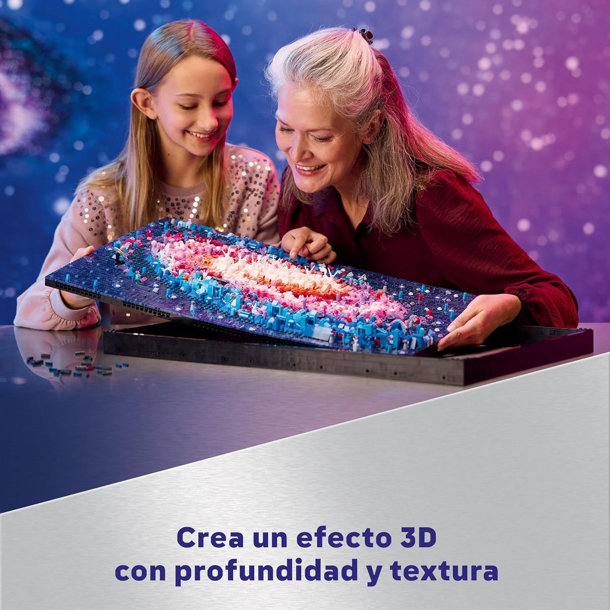 Art Galaxia Milchstraße Wandgemälde und Wanddeko für Wohnzimmer und Zuhause, kreatives Astronomie-Geschenk für Männer und Frauen, Modell für Erwachsene, 3D-Poster 31212