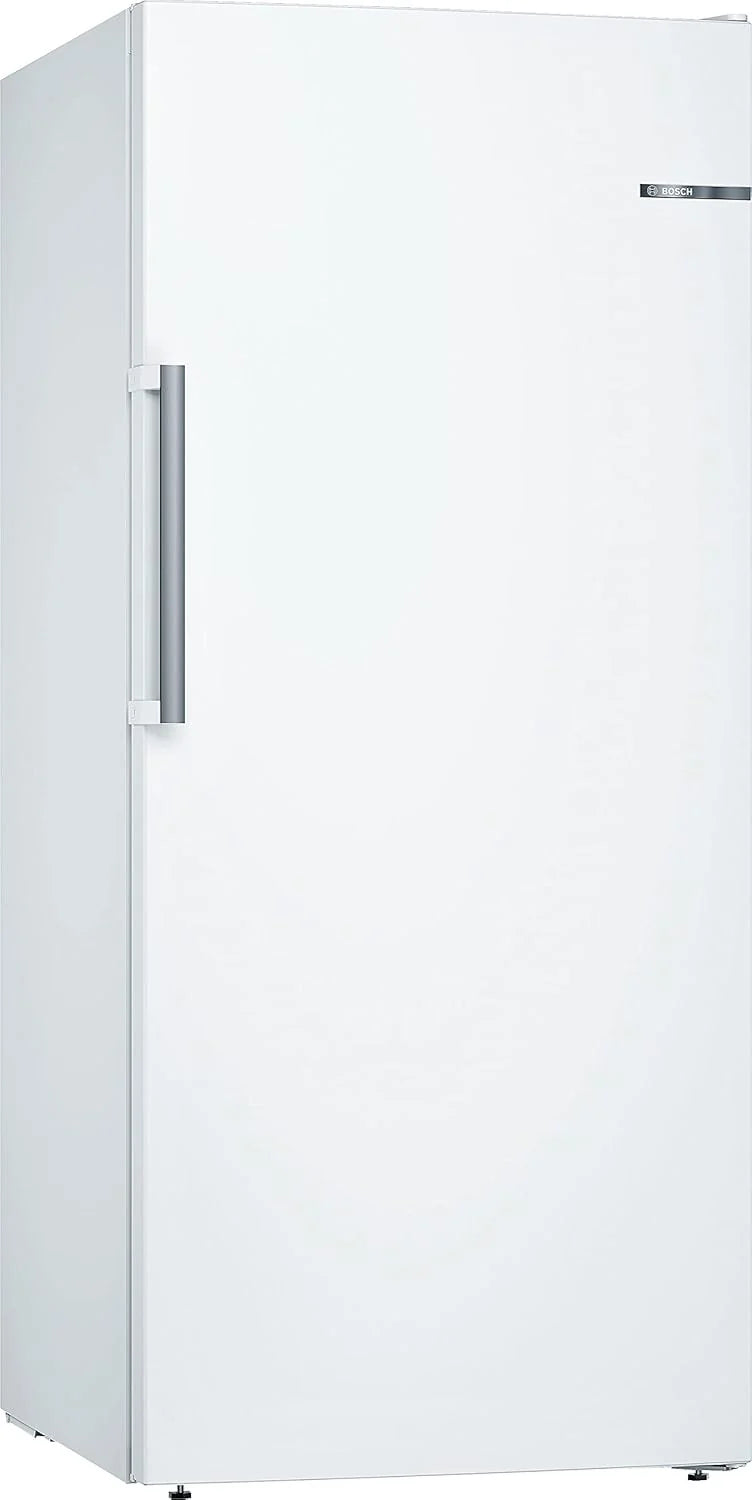 Bosch GSN51AWCV Serie 6 - Congelador independiente, 161 x 70 cm, 175 kWh por año, color blanco, 290 L, tamaño XXL, iluminación LED, VarioZone, NoFrost