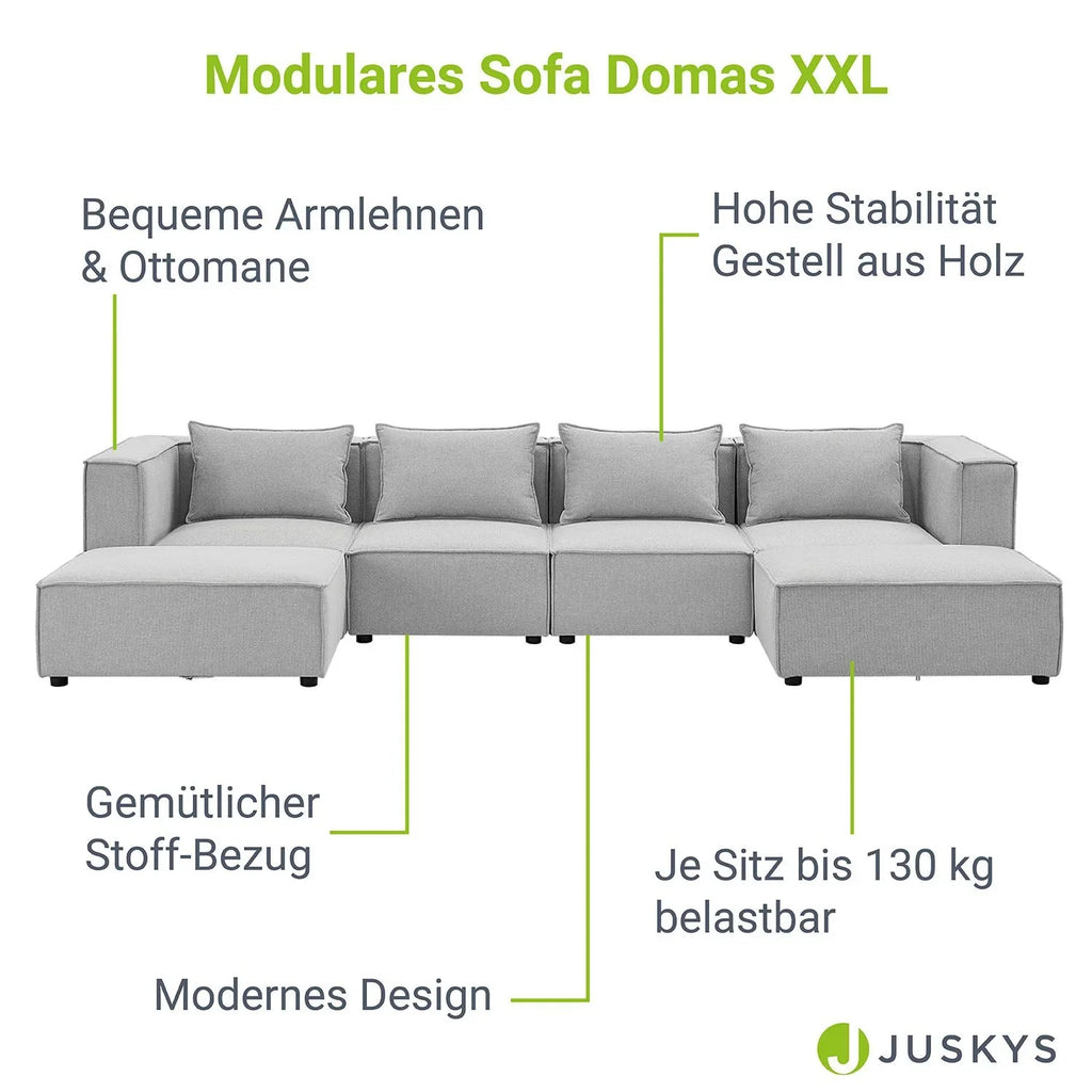 2025 Sofá modular Domas XXL – salón modulable