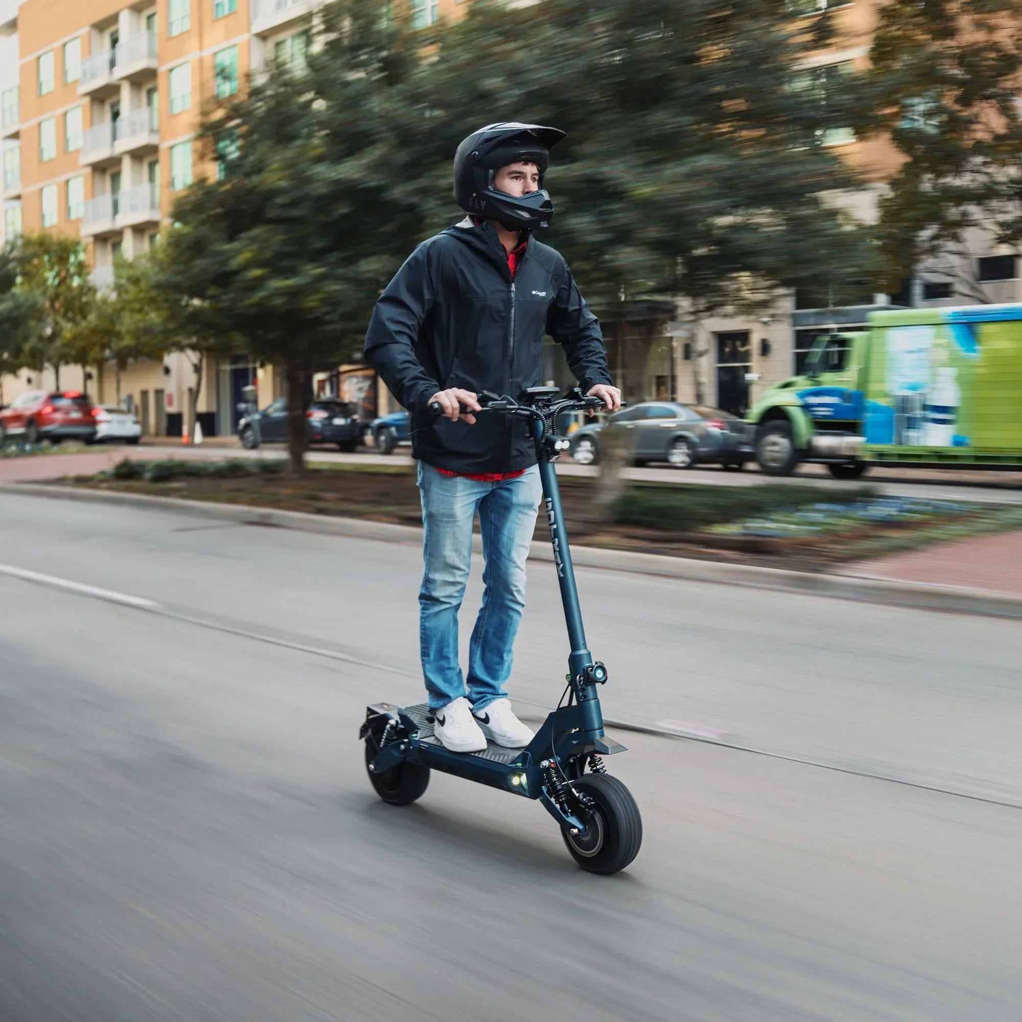 2026 Gotrax GX3 Patinete Eléctrico Todoterreno – Doble Motor Potente, Velocidad Máxima 64 km/h, Neumáticos Todoterreno