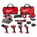 2025 Milwaukee 3697-27 Set Completo M18 Fuel con 7 Herramientas