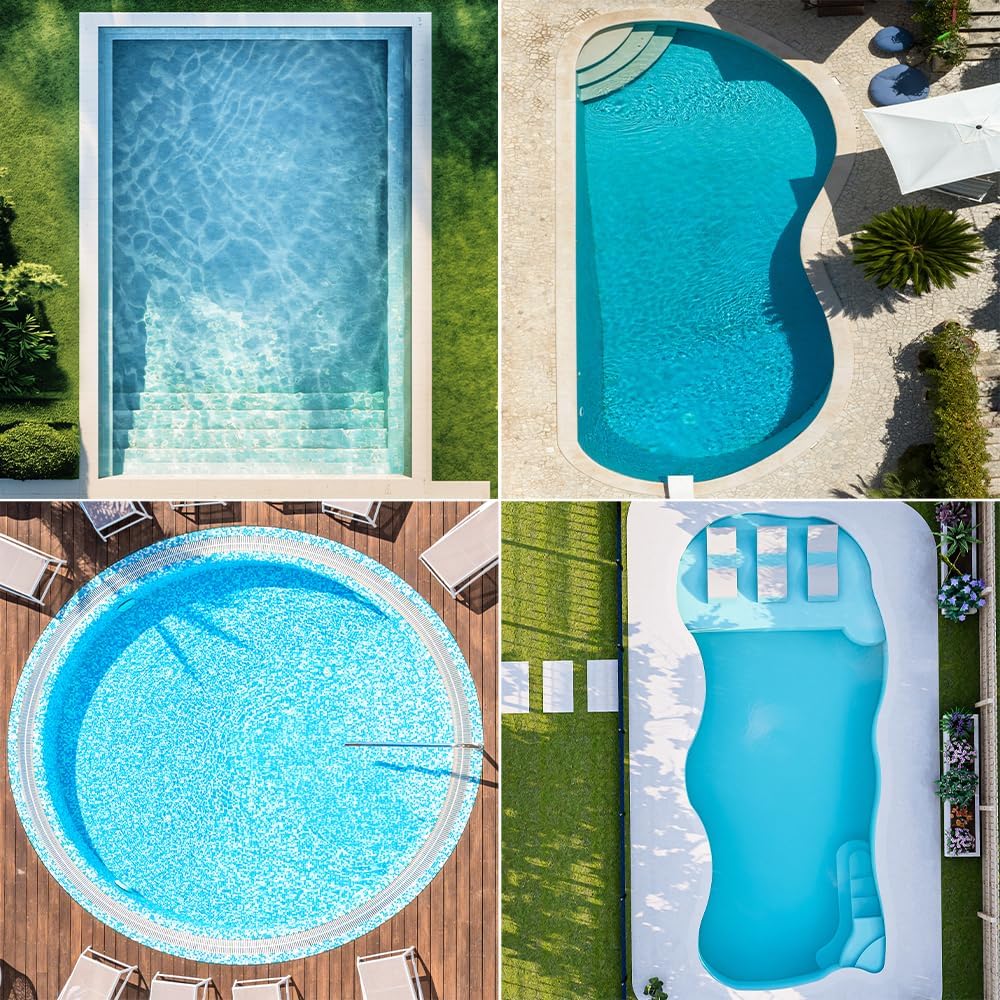 Cecotec Roboter-Poolreiniger für Oberfläche und Wasserlinie Conga Pooldroid AquaSkater. Solarladung, 16 Stunden Akkulaufzeit, 4,5-Liter-Korb und ein 187,5 μm Filter, Ultraschall-Sensornavigation