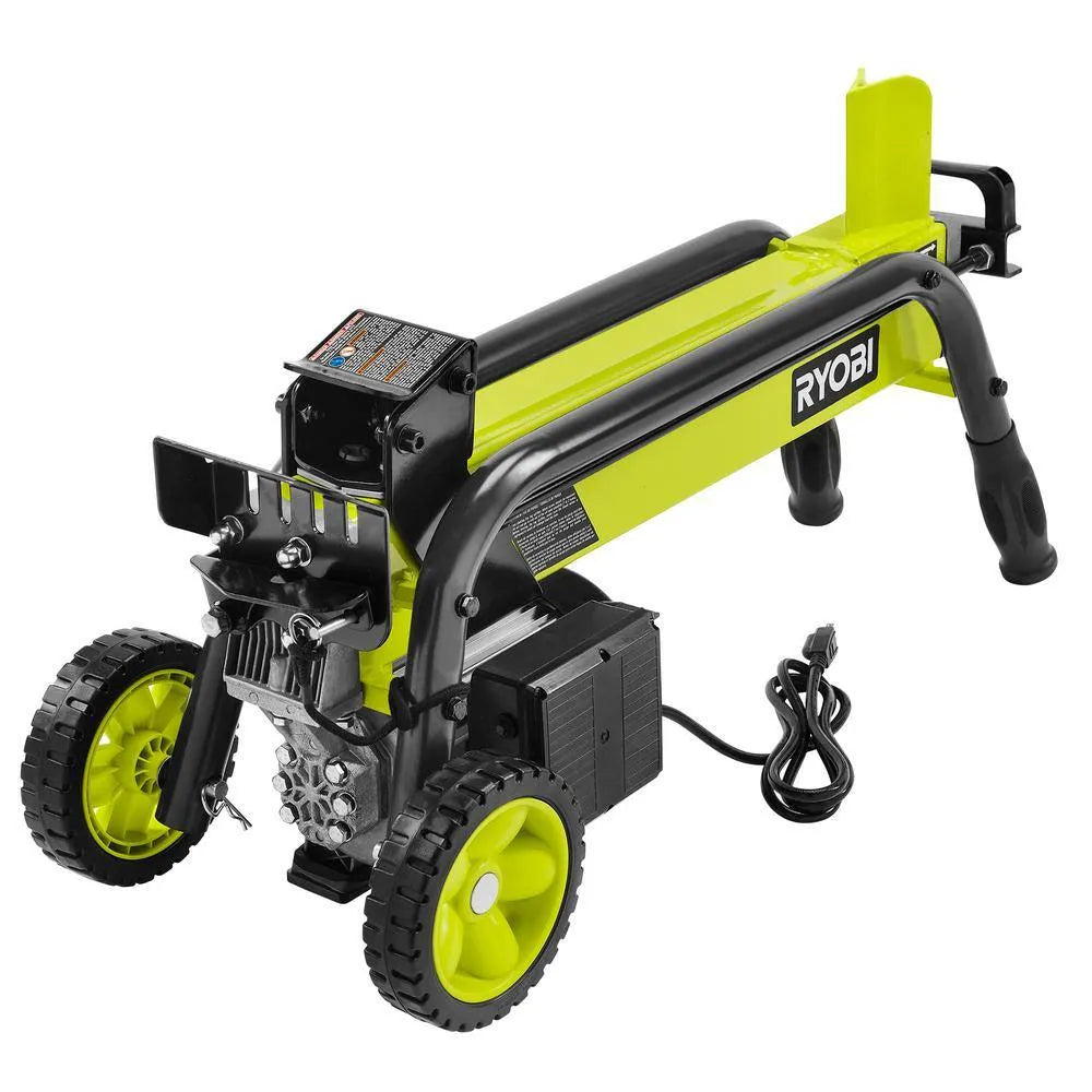 Partidor de madera eléctrico RYOBI RYAC490 – 5 toneladas, 15 amperios