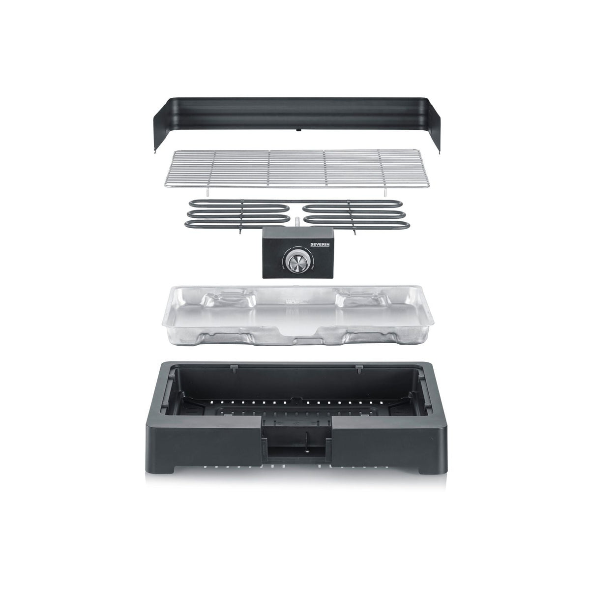 Barbacoa De Mesa Negro 2200 W Pg 8565 Severin