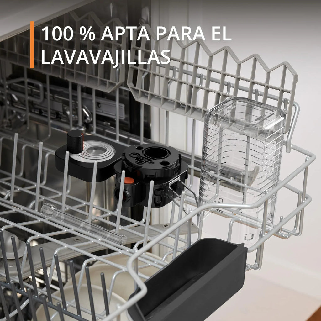2025 Krups Essential - Cafetera súper automática, 15 Bares de presión, Molinillo cónico de Metal, con selección de cantidad e Intensidad de café, 1.7 l, 1 Cups, Acero, Pantalla LCD + Acc. Leche