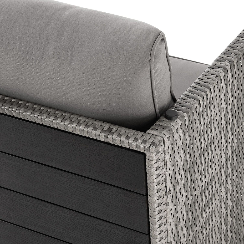 2025 Salón de jardín 2 en 1 de ratán sintético Jamaika – Modular, compacto y elegante