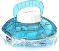 WINNY POOL CLEANER Winny 200 Limpiafondos Piscina, Inalámbrico Robot Limpiafondos Piscina, 75Min Autonomía, Piscinas Desmontables 60m², Doble Filtración, Estacionamiento Auto(Transparente Azul-Blanco)