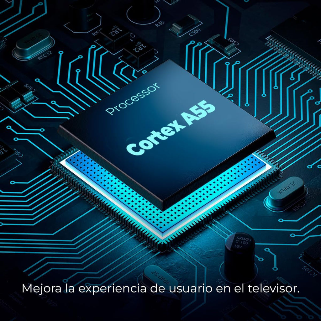 Cecotec Smart TV, Televisor LED de 32 Pulgadas Resolución HD A4 Series ALH40032S. Sistema Operativo Google TV, Dolby Audio, HDR10, 16 GB de ROM, Bluetooth, Google Voice Assitant y Chromecast