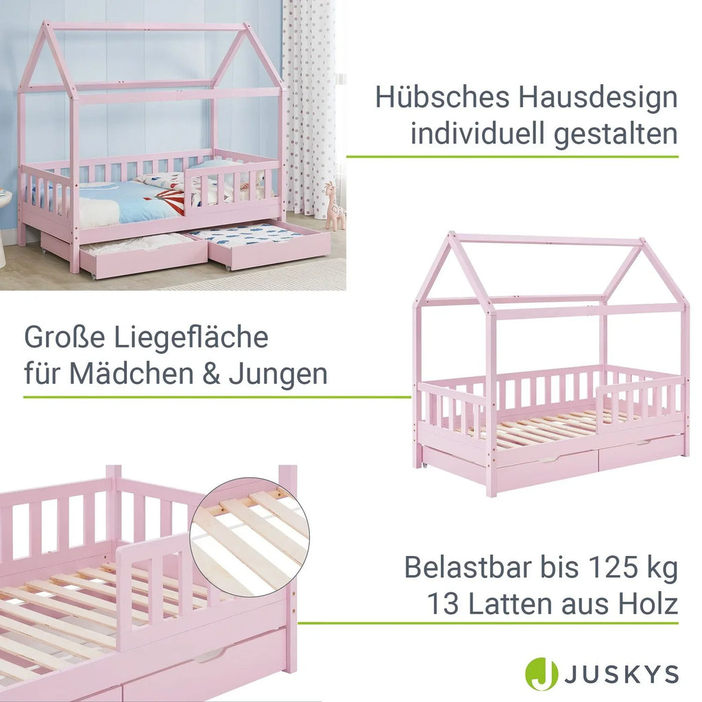 2026 Marli Kinderbett 90 x 200 cm mit Schubladen