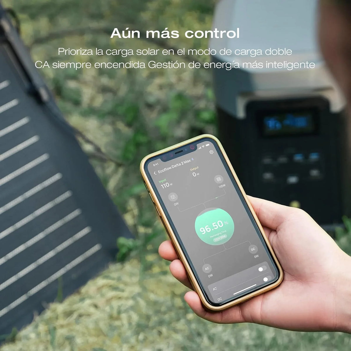 EcoFlow DELTA 2 Max Portable Power Station, 2048Wh, 3000 AC Cycles LFP Battery 80% Charge in 53mins, Power Up to 3100W Quiet Solar Generator for Home/Caravan/Camping