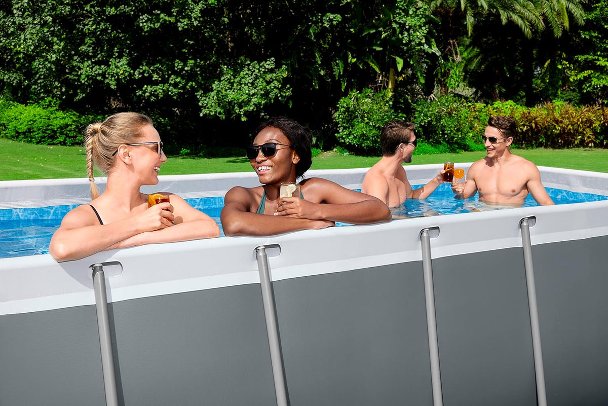 Bestway Rechteckiger Pool 4,12 m x 2,01 m x 1,22 m