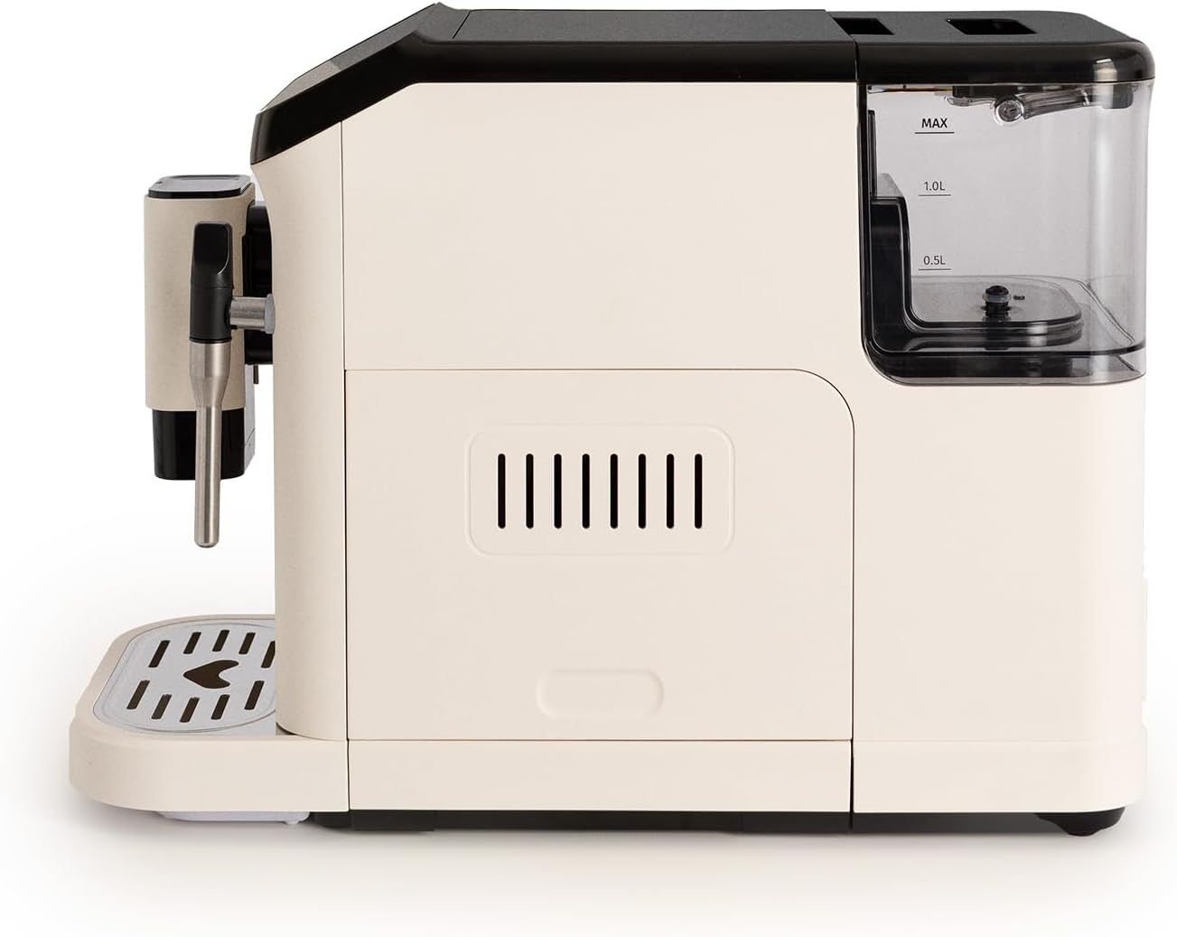 CREATE / THERA MATIC TOUCH / Kaffeevollautomat gebrochenes Weiß / 20 bar, 1,5l Tank, 180g Kaffeebohnenbehälter, Dampfdüse, Touch-Bedienfeld, Selbstreinigungsfunktion, 1350W