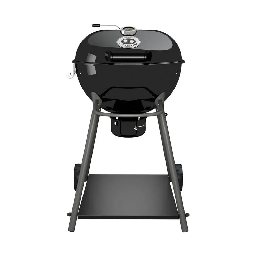 2026 Barbacoa de Carbón Outdoorchef KENSINGTON 570 C – Sistema Slide-Trichter para calor directo/indirecto – Negro