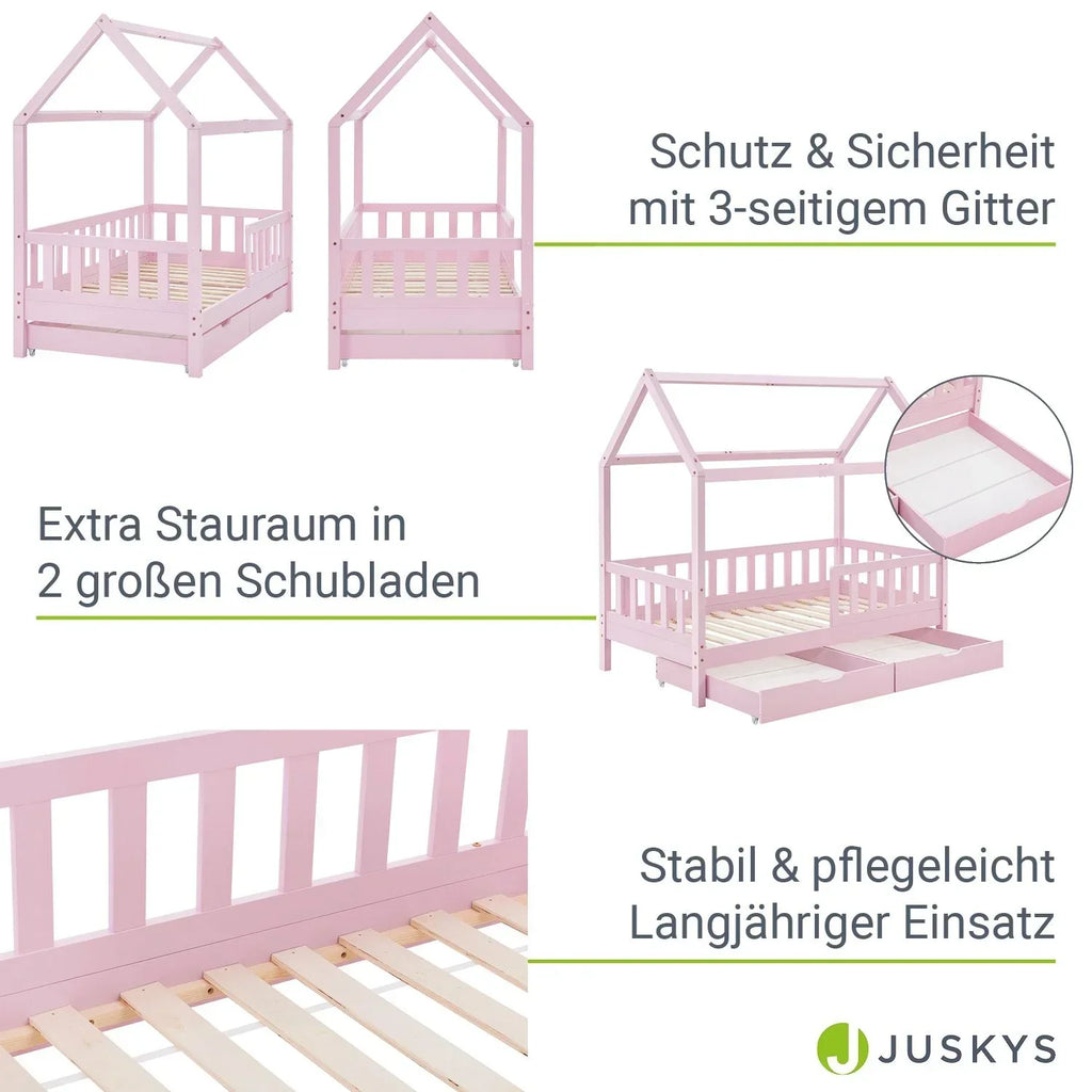 2026 Marli Kinderbett 90 x 200 cm mit Schubladen