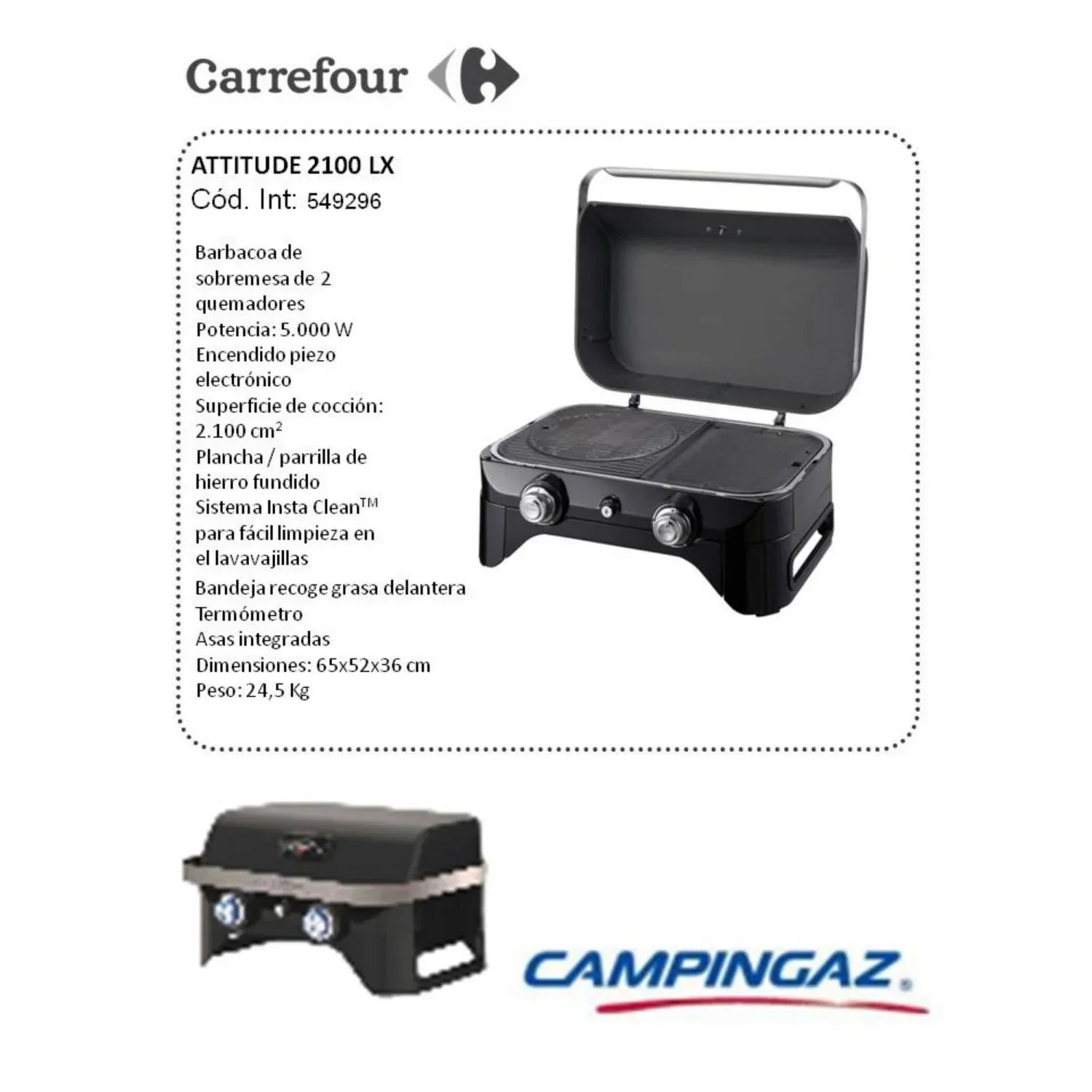 Barbacoa a Gas Attitude 2100 LX