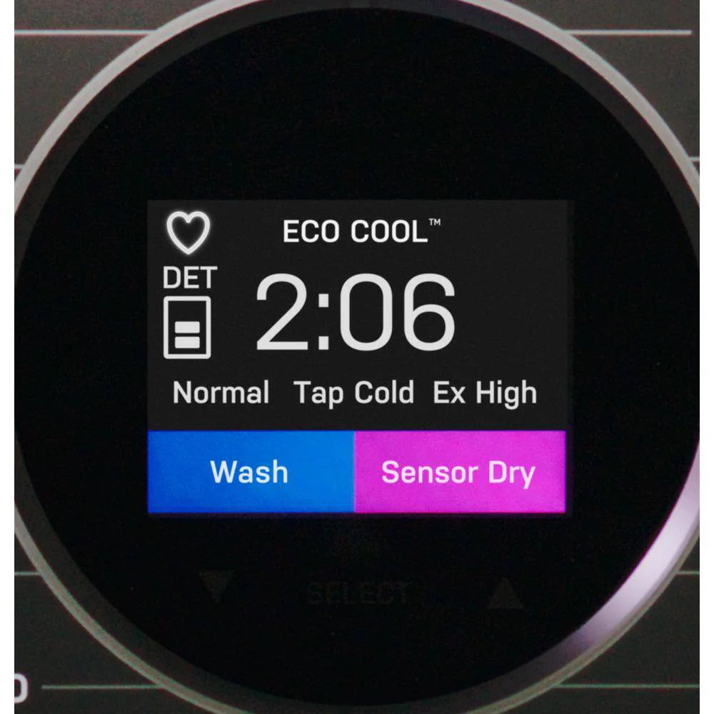 2025 GE Profile 4.8 cu. ft. UltraFast Combo Lavadora y Secadora con Tecnología de Bomba de Calor sin Conducto en Grafito Carbono