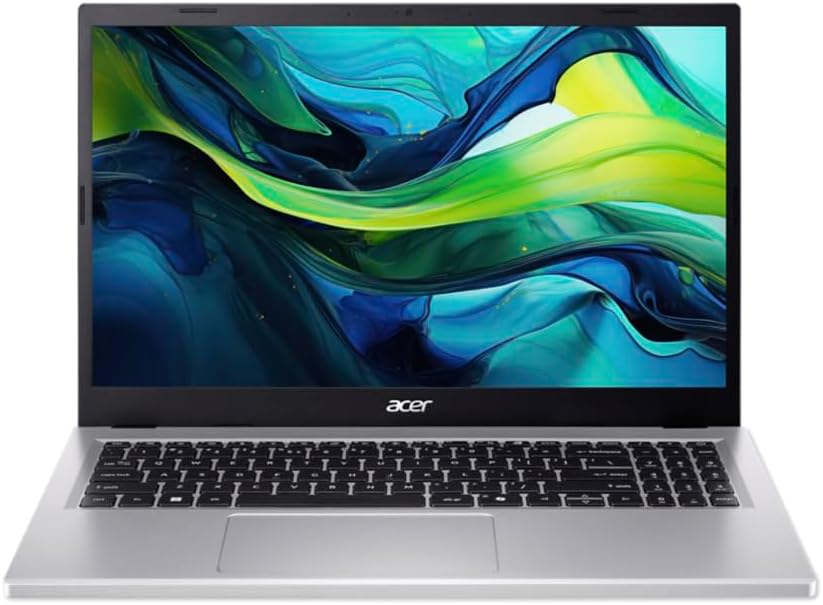 acer Aspire Go 15 - 15,6" Laptop (Intel Core i7 13620H, 16 GB DDR5 RAM, 1024 GB SSD, Windows 11 Home, Intel UHD Graphics) Silberfarben, QWERTZ Tastatur Deutsch mit Nummernblock