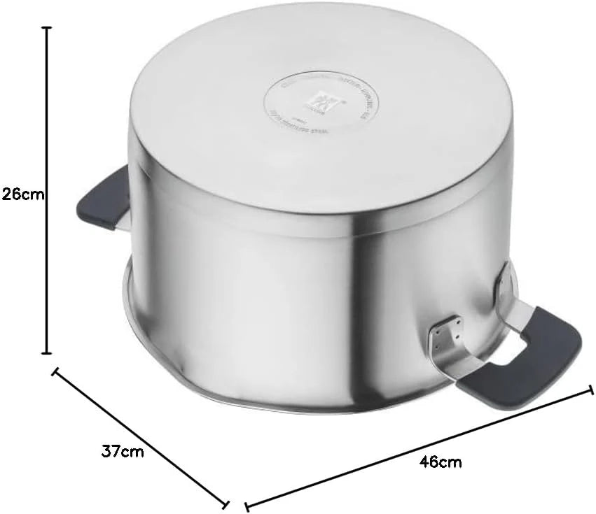 ZWILLING SIMPLIFY 66870-005-0 Pots set Stainless steel 5 pcs. Stainless steel, Silver Black
