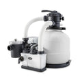 Bomba de filtro de arena Intex Krystal Clear™ de 8,500 galones y sistema de cloro para piscina de agua salada