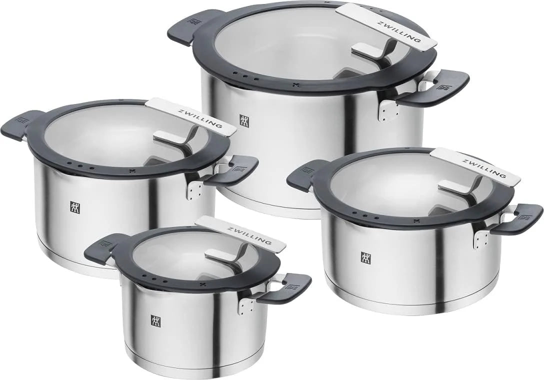 ZWILLING SIMPLIFY 66870-005-0 Pots set Stainless steel 5 pcs. Stainless steel, Silver Black