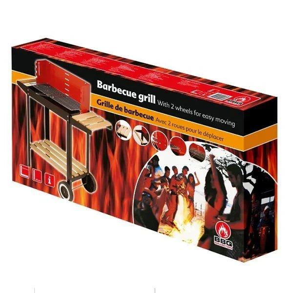 Barbacoa De Acero Inoxidable 83x28x83cm