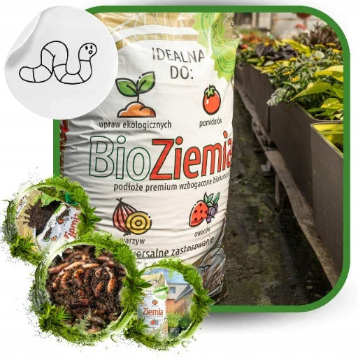 Bio-Gartenerde Kompost 1050L für Tomaten, Gemüse, Setzlinge PALETTE