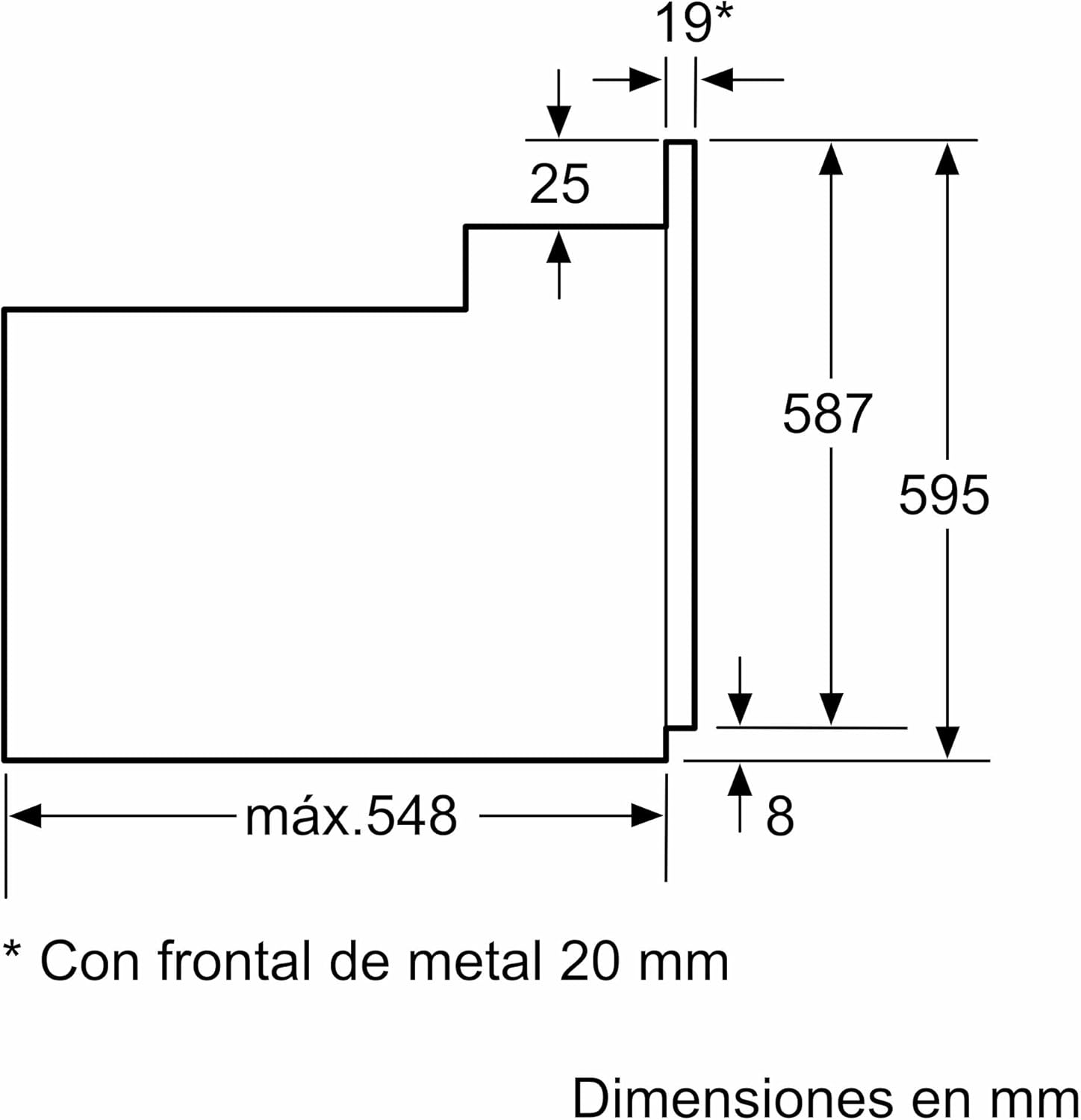 Balay - Horno, 60 cm, 5 funciones, control mecánico, negro, Acero inoxidable, 3HB1000X0