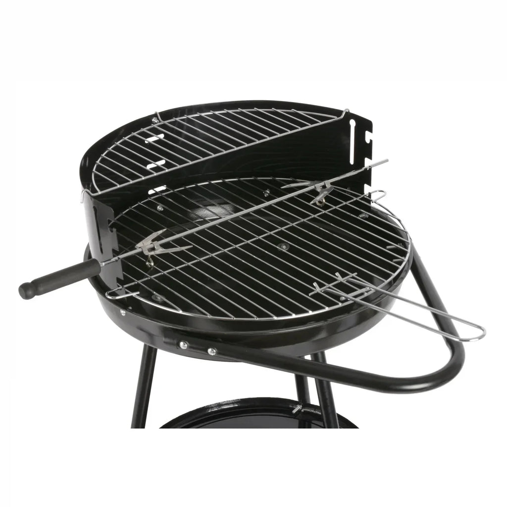 Barbacoa Redonda con Asas y Ruedas Idealcasa