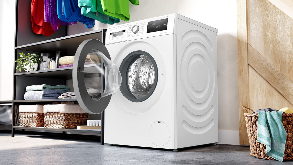 2026 BOSCH WAN28K23 Lavadora Serie 4, carga frontal, capacidad 8 kg, 1400 rpm, EcoSilence Drive: lavado silencioso y eficiente, Hygiene Plus, Speed Perfect, blanco, 60 cm, Edición exclusiva Amazon