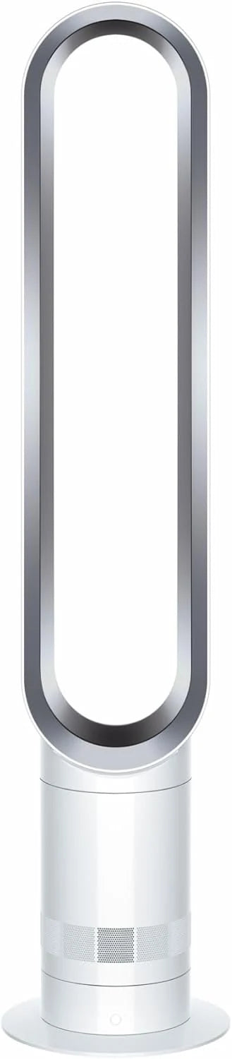 Cool™ Ventilador de torre (AM07) Air Multiplier™, ventilador sin aspas potente con tecnología Air Multiplier™ (Blanco/Plata)