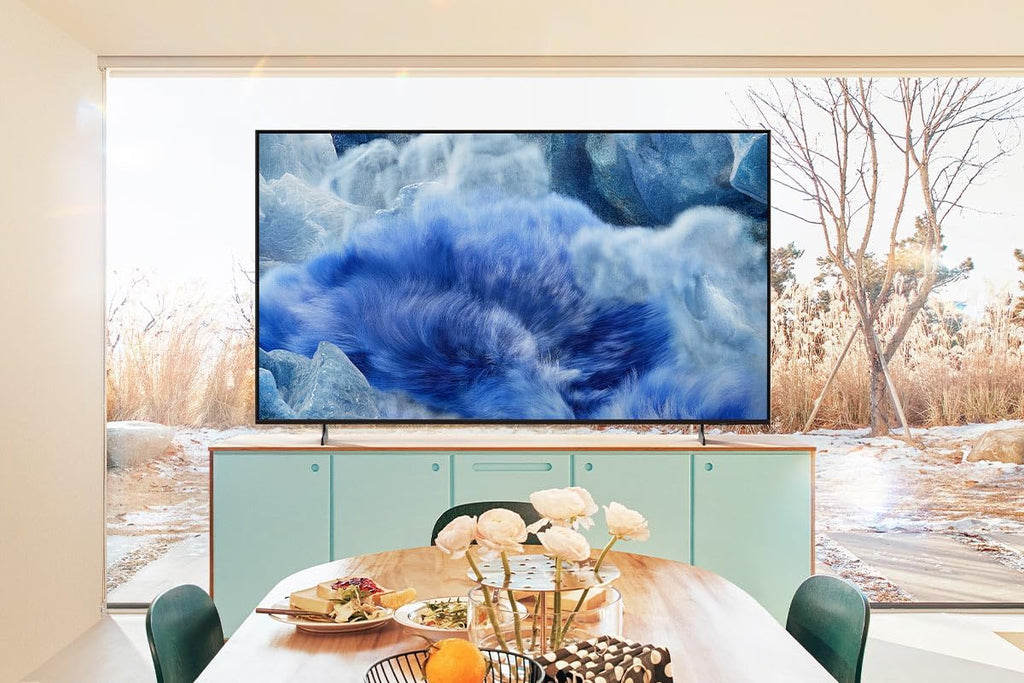 TV 43 Zoll QLED Q8F 4K Smart TV mit Vision AI, 100 % Farbvolumen mit Quantum Dot, echtem Quantum Dot und Motion Xcelerator