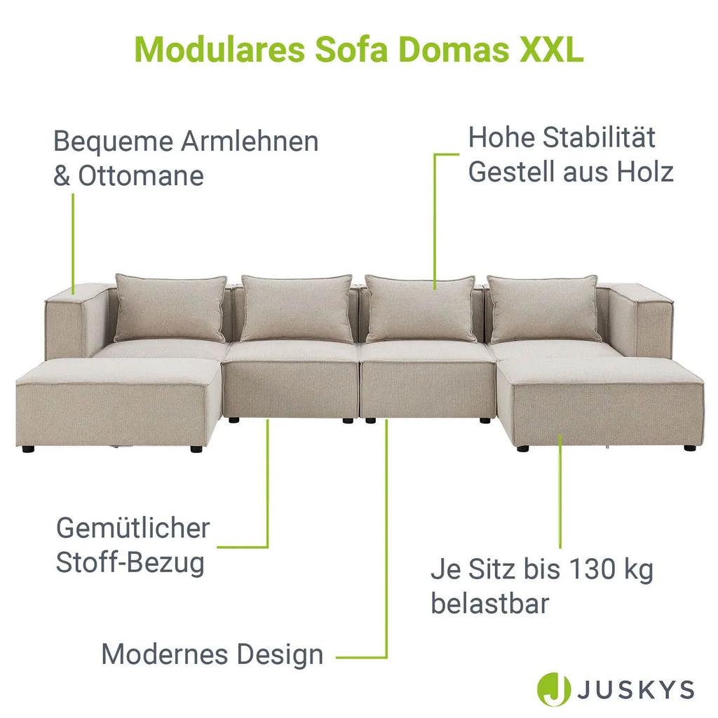 2025 Sofá modular Domas XXL – salón modulable
