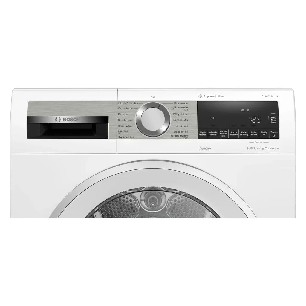 2026 Wärmepumpentrockner Bosch Serie 6 WQG235DH0 8 kg weiß A+++