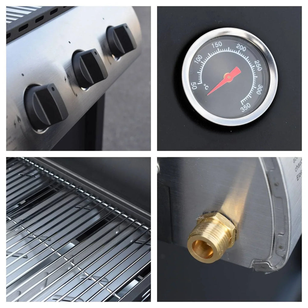Barbacoa De Gas 3 Quemadores De 8,4 Kw - Lofoten
