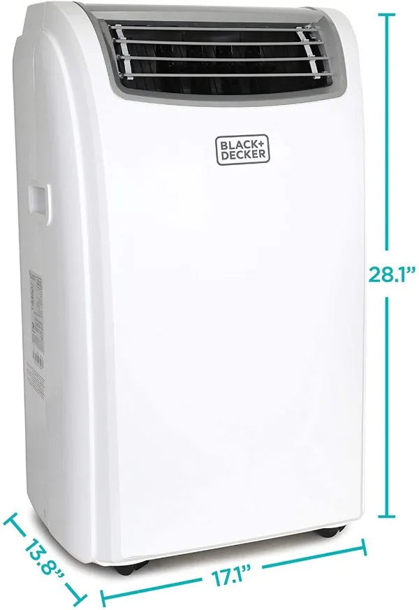 2025 Climatizador móvil 14 000 BTU con función calefacción y mando a distancia, blanco