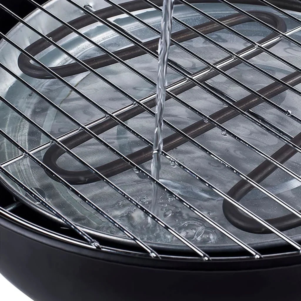 Barbacoa Eléctrica De Mesa Bq-2880  1250 W 30 Cm Negra Tristar