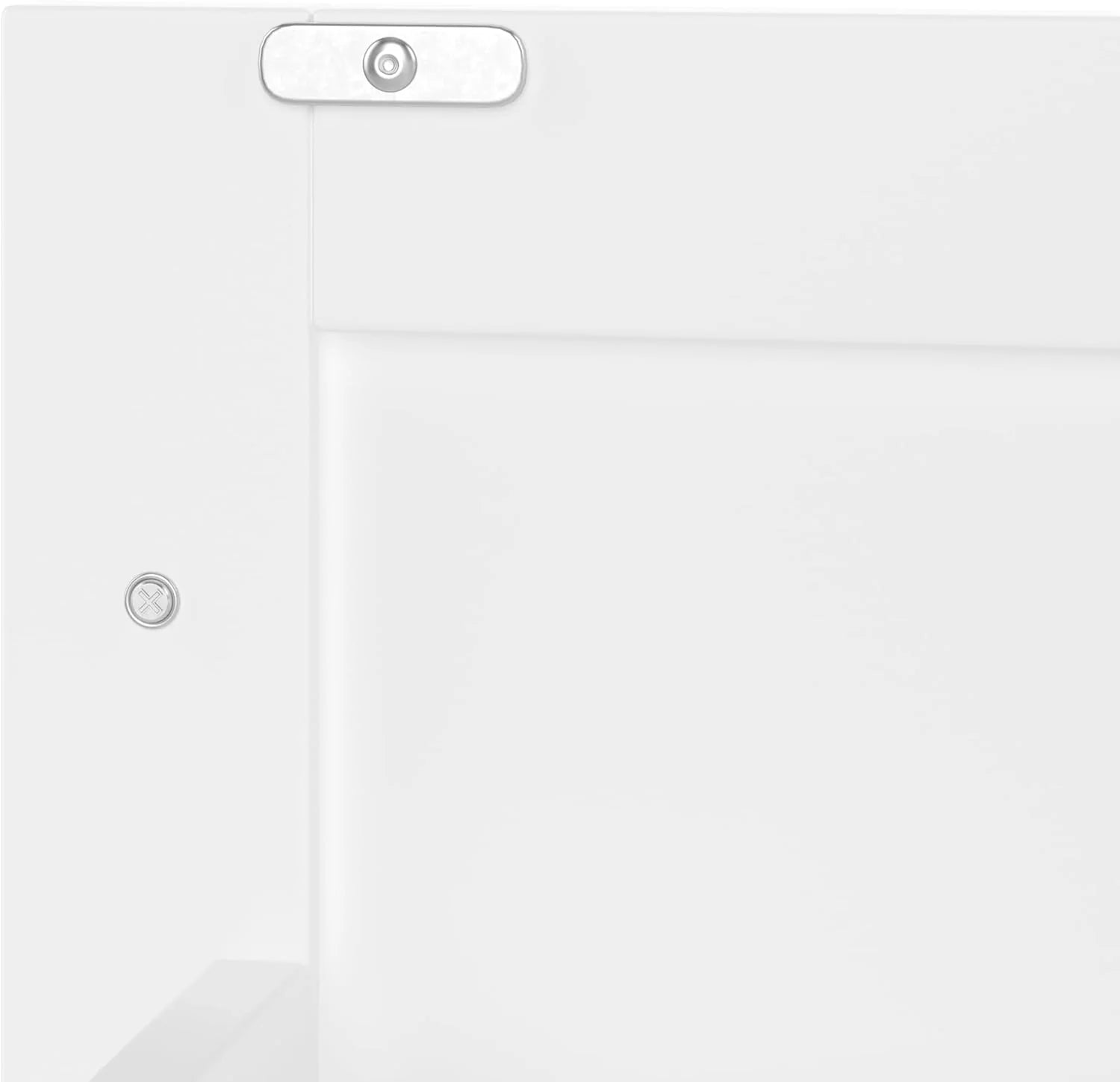 Moimhear Mueble de baño de pie, lavabo, lacado completo, tres cajones silenciosos, lavabo de cerámica integrado (blanco, 76 x 46 x 83,5 cm)