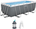 Bestway Rechteckiger Pool 4,12 m x 2,01 m x 1,22 m