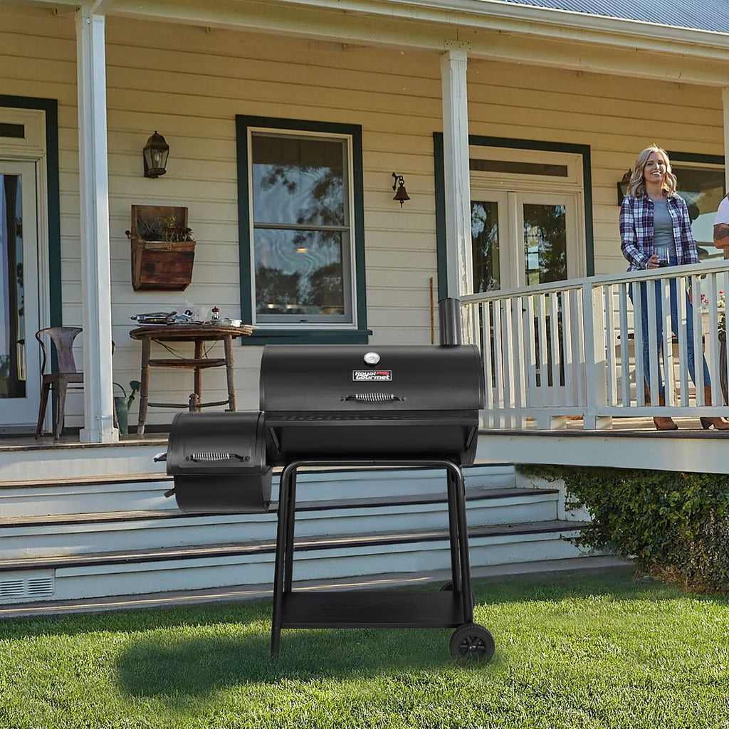 2026 Barbacoa de carbón Royal Gourmet CC1830F 30" con ahumador lateral