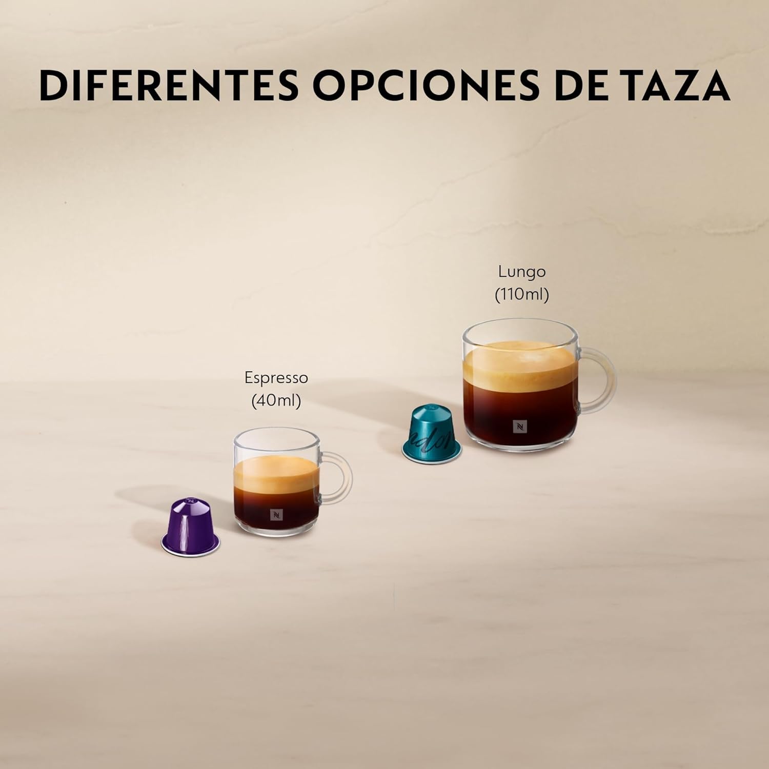 Nespresso De'Longhi Inissia EN80.B Coffee Machine for Nespresso Capsules 19 Bar Automatic Shut-off Black