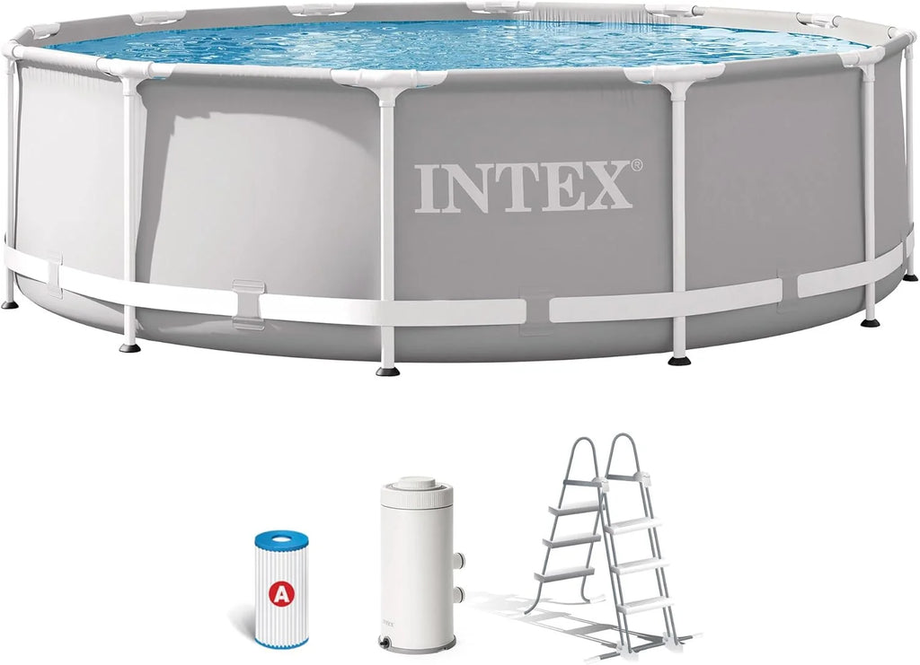 Intex 26716NP - Runder Aufstellpool Intex Prisma Frame 366x99 cm mit Filterpumpe