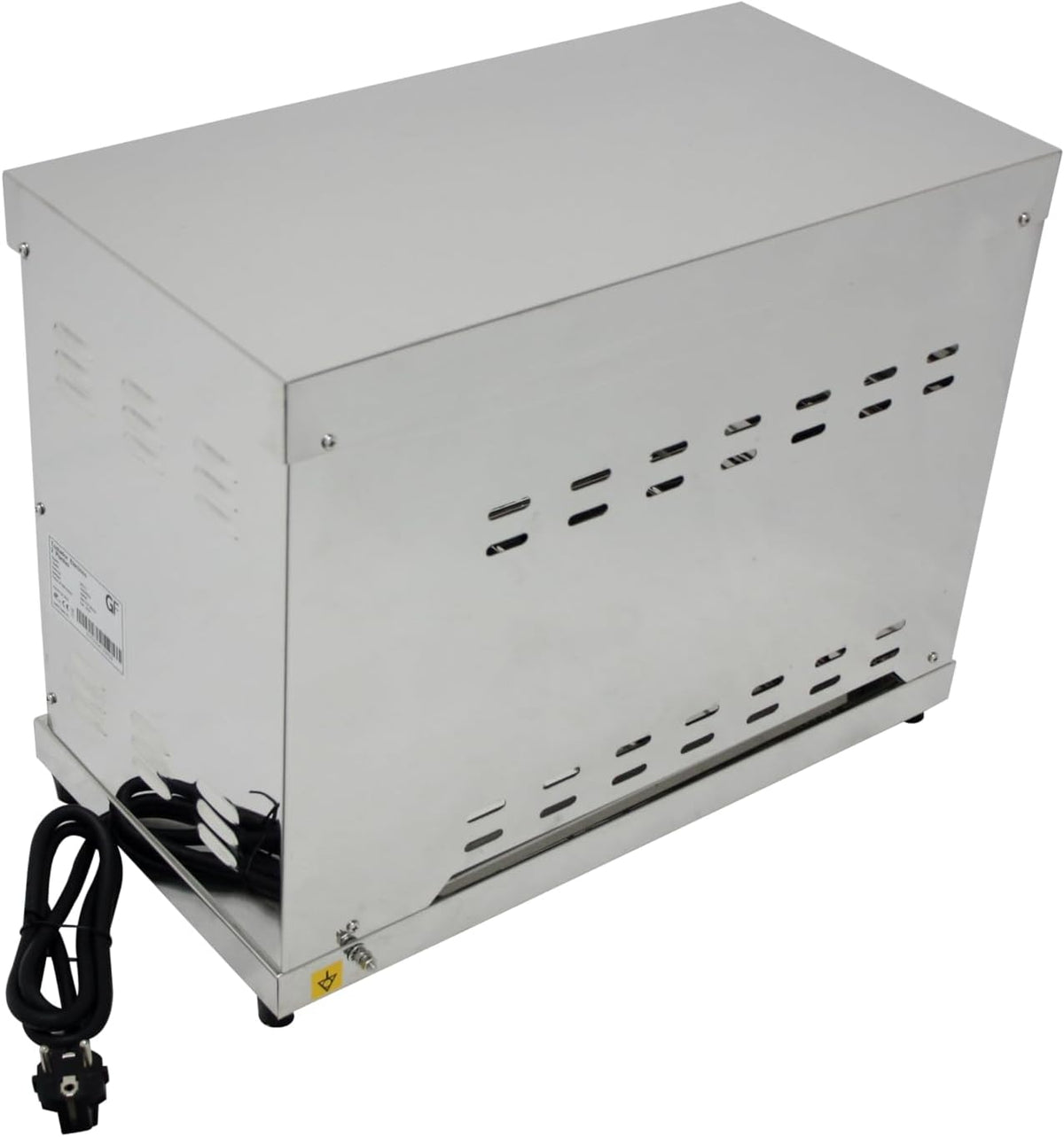 Tostador Eléctrico Industrial de Cuarzo 2 Plantas, 3000W, Acero Inoxidable, Parrilla y Bandeja Recogemigas Extraíbles, Uso Profesional Hostelería