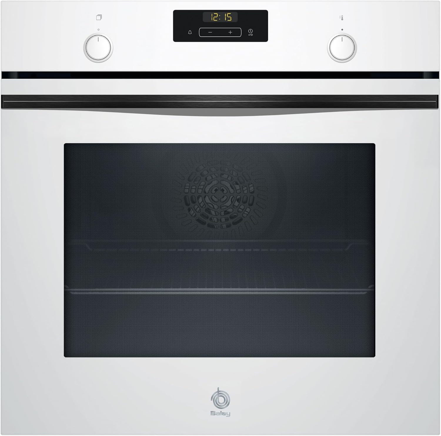 Balay – Multifunktionsbackofen, 60 cm breit, 71L, Cristal Serie, Heißluftfrittierfunktion, Aqualisis, Weiß, 3HB5159B4